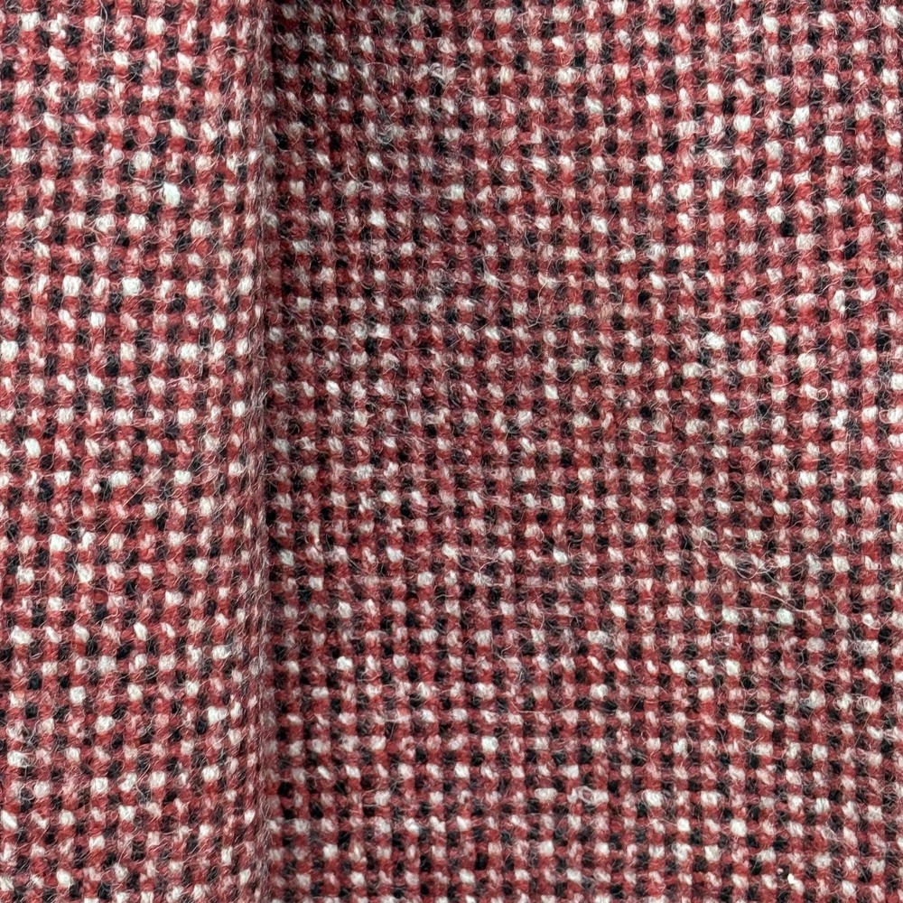 Guy Laroche Diffusion Skirt Womens 36 Red Tweed A-Line Midi Lined Made in France - Picture 4 of 16